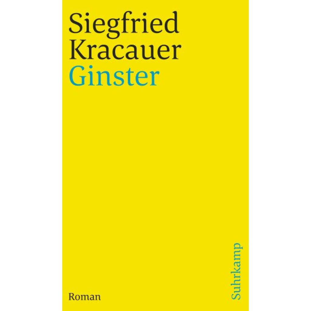 Kracauer, Siegfried: Ginster