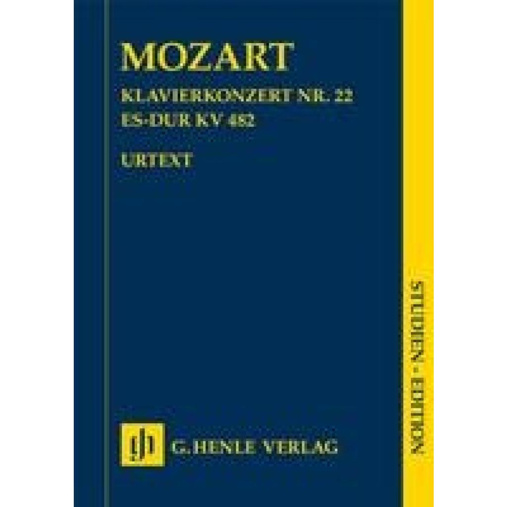 Mozart, Wolfgang Amadeus: Mozart, Wolfgang Amadeus - Klavierkonzert Nr. 22 Es-dur KV 482