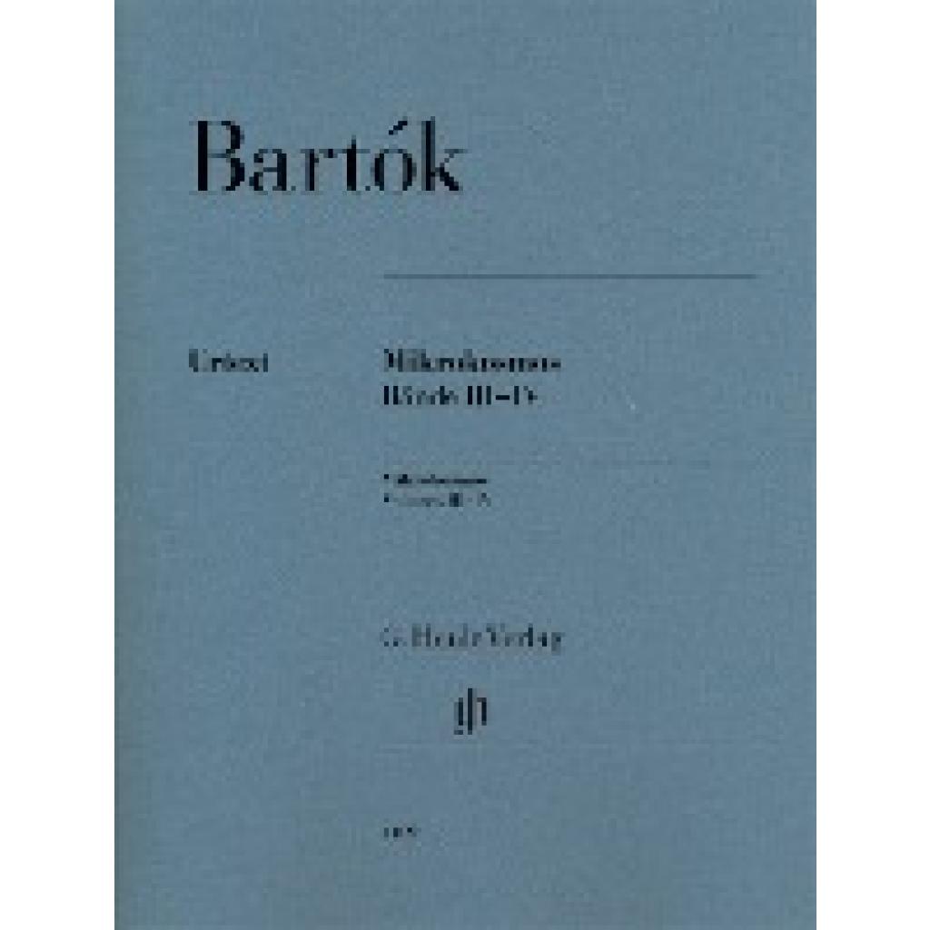 Bartók, Béla: Mikrokosmos Bände III-IV, Urtext