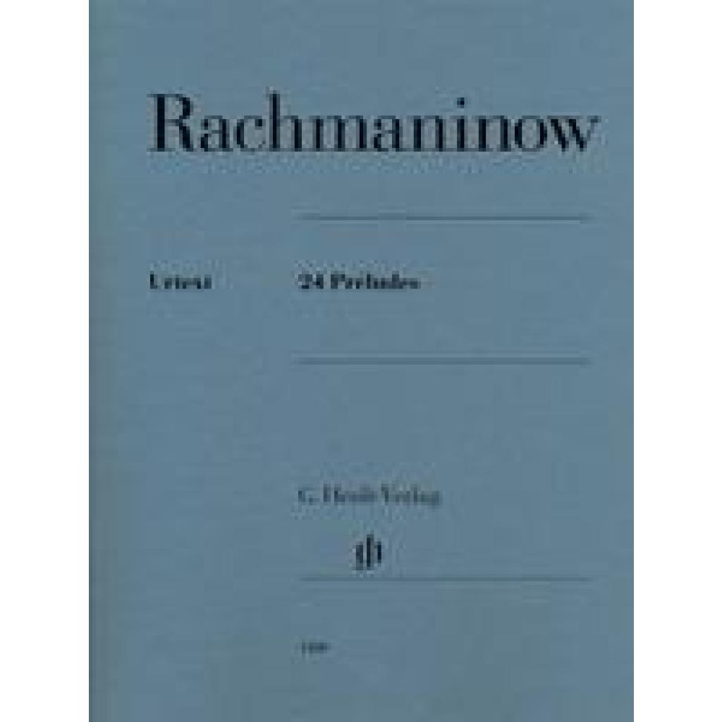 Rachmaninow, Sergej: 24 Préludes