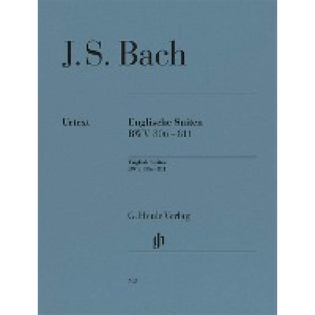 9790201805955 - Bach Johann Sebastian Johann Sebastian Bach - Englische Suiten BWV 806-811