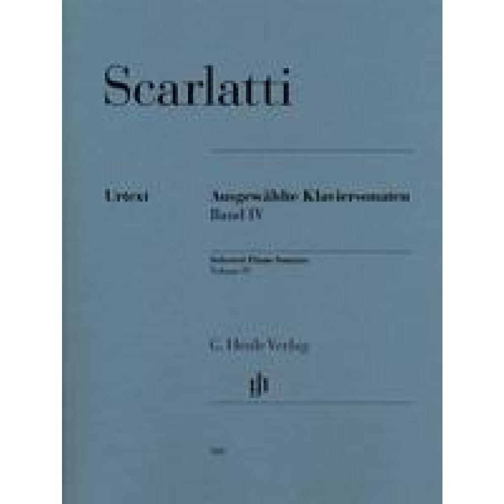 Ausgewählte Klaviersonaten Band IV (Scarlatti, Domenico)