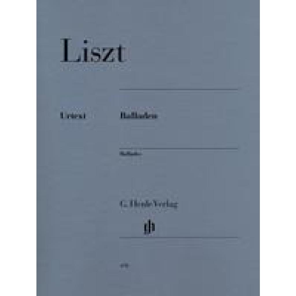 Liszt, Franz: Liszt, Franz - Balladen