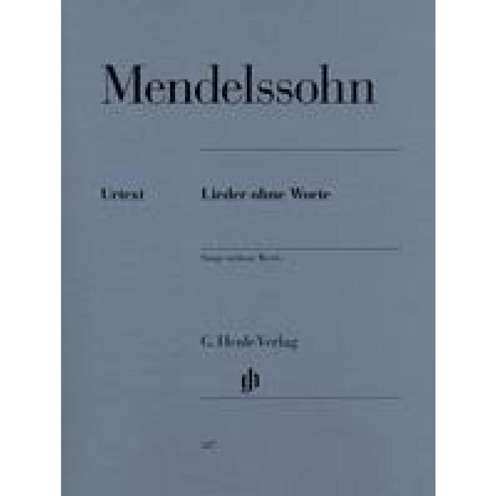 Lieder ohne Worte (Mendelssohn-Bartholdy, Felix)