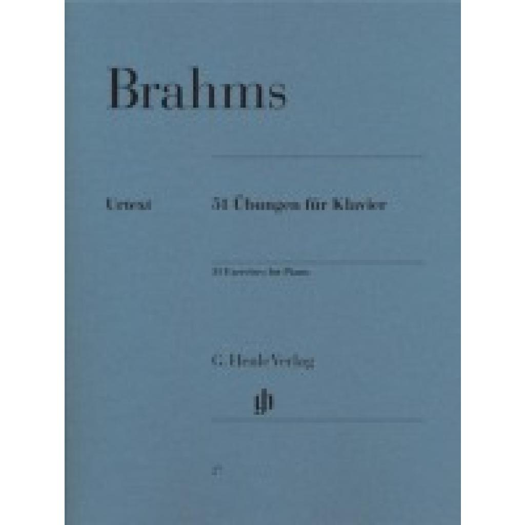 9790201800271 - Brahms - GEBRAUCHT 51 Übungen für Klavier - Preis vom 02062023 050629 h