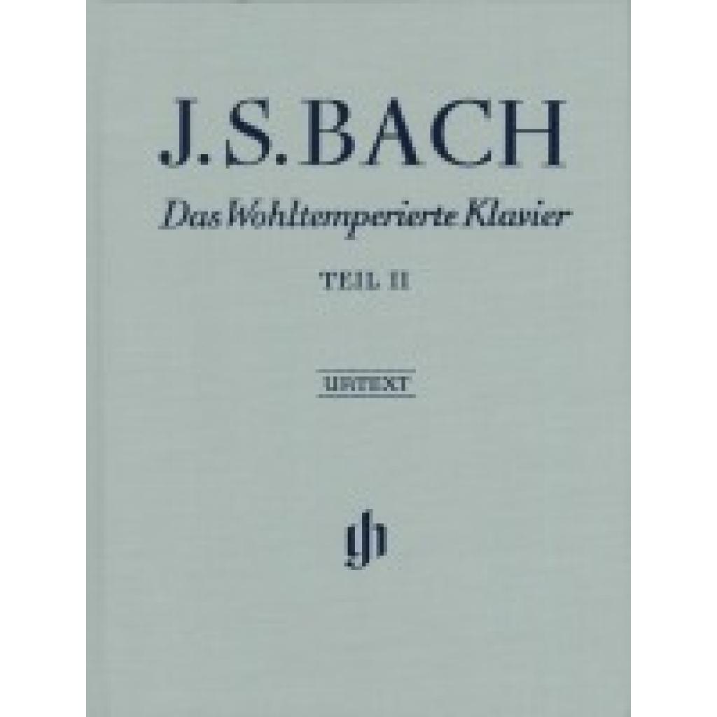 9790201800172 - Das Wohltemperierte Klavier mit Fingersätzen 2 Bach Johann Sebastian - Das Wohltemperierte Klavier Teil II BWV 870-893 - Johann Sebastian Bach Leder