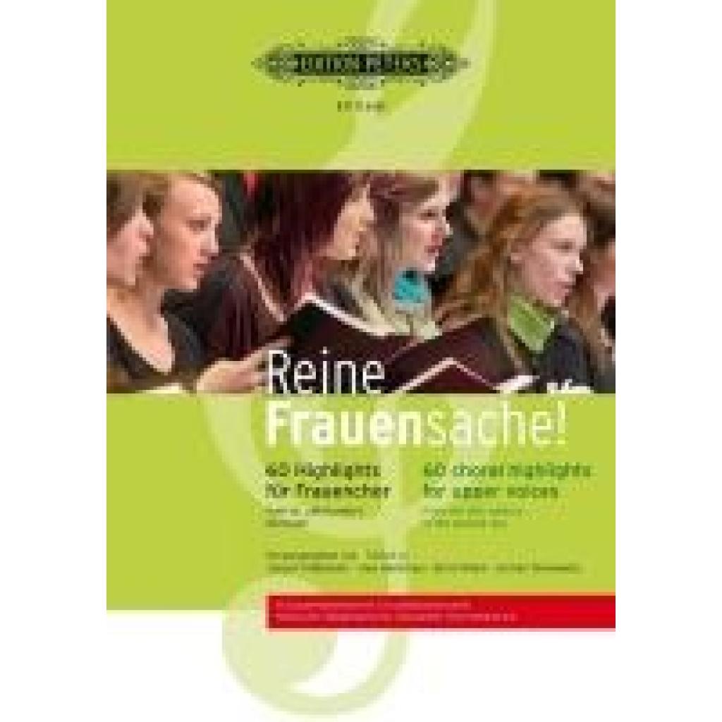 9790014119508 - Edition Peters   Reine Frauensache für Frauenchor ChorpartiturBd1 - Jürgen Faßbender Uwe Henkhaus Ernie Rhein Jochen Stankewitz Kartoniert (TB)