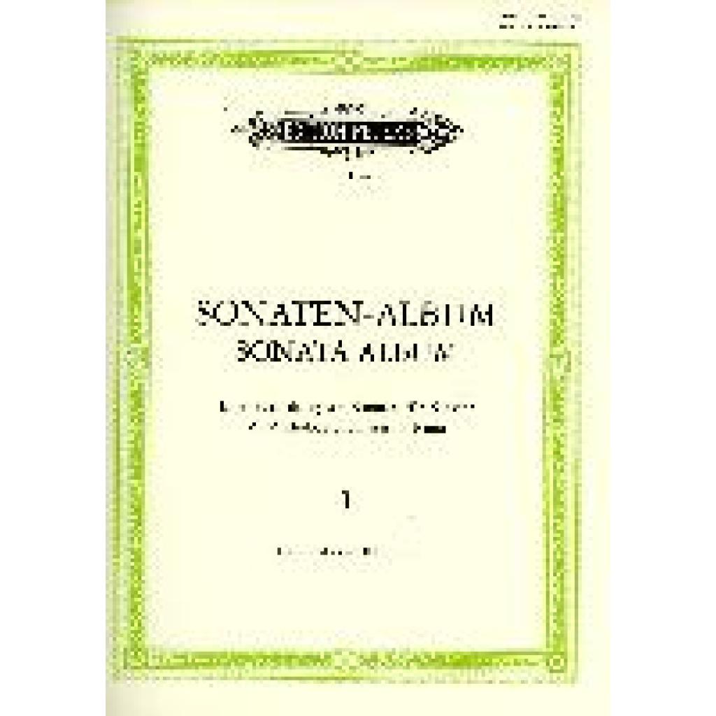 Sonaten-Album für Klavier, Band 1