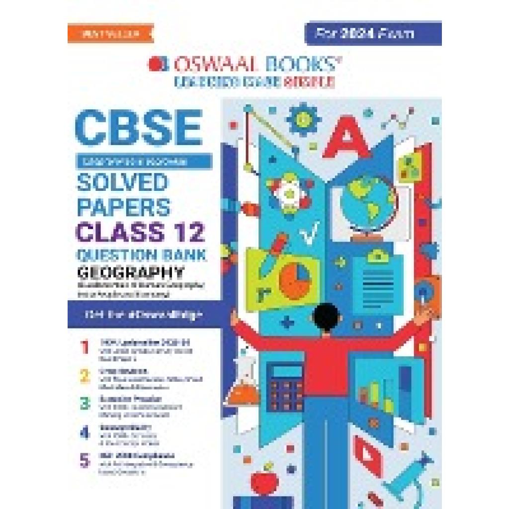 Oswaal Editorial Board: Oswaal CBSE Chapterwise Solved Papers 2023-2014 Geography Class 12th (2024 Exam)