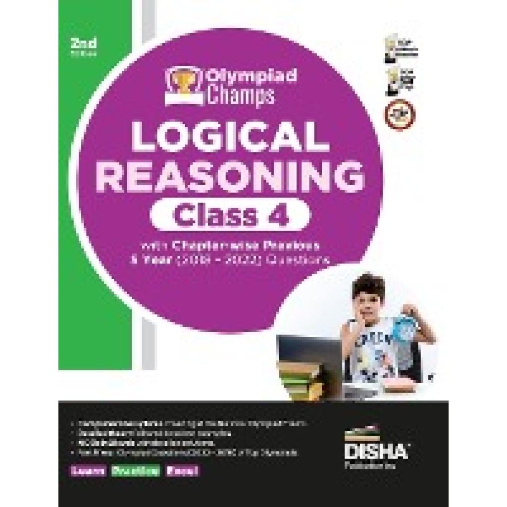 Disha Experts: Olympiad Champs Logical Reasoning Class 4 with Chapter-wise Previous 5 Year (2018 - 2022) Questions 2nd E