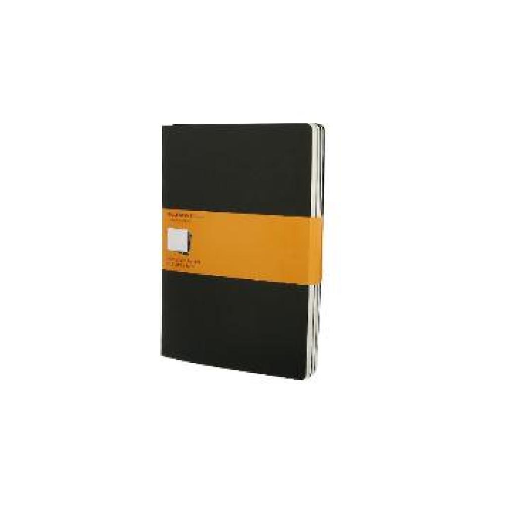 Moleskine Cahier Extra Large liniert schwarz. 3er Pack