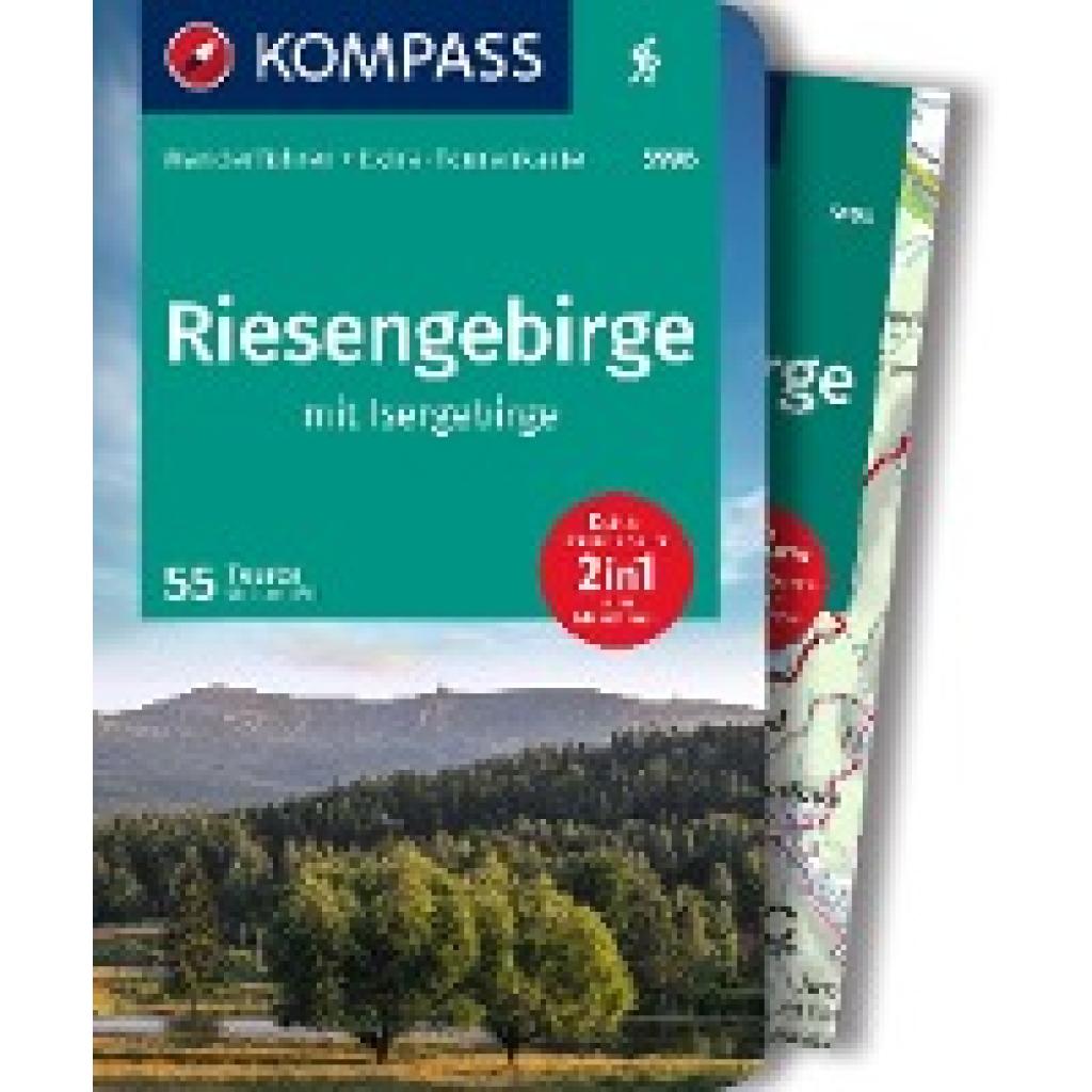 Will, Michael: KOMPASS Wanderführer Riesengebirge mit Isergebirge, 55 Touren mit Extra-Tourenkarte