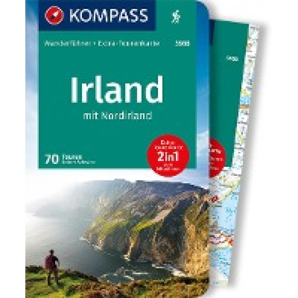 Schwänz, Robert: KOMPASS Wanderführer Irland mit Nordirland, 70 Touren