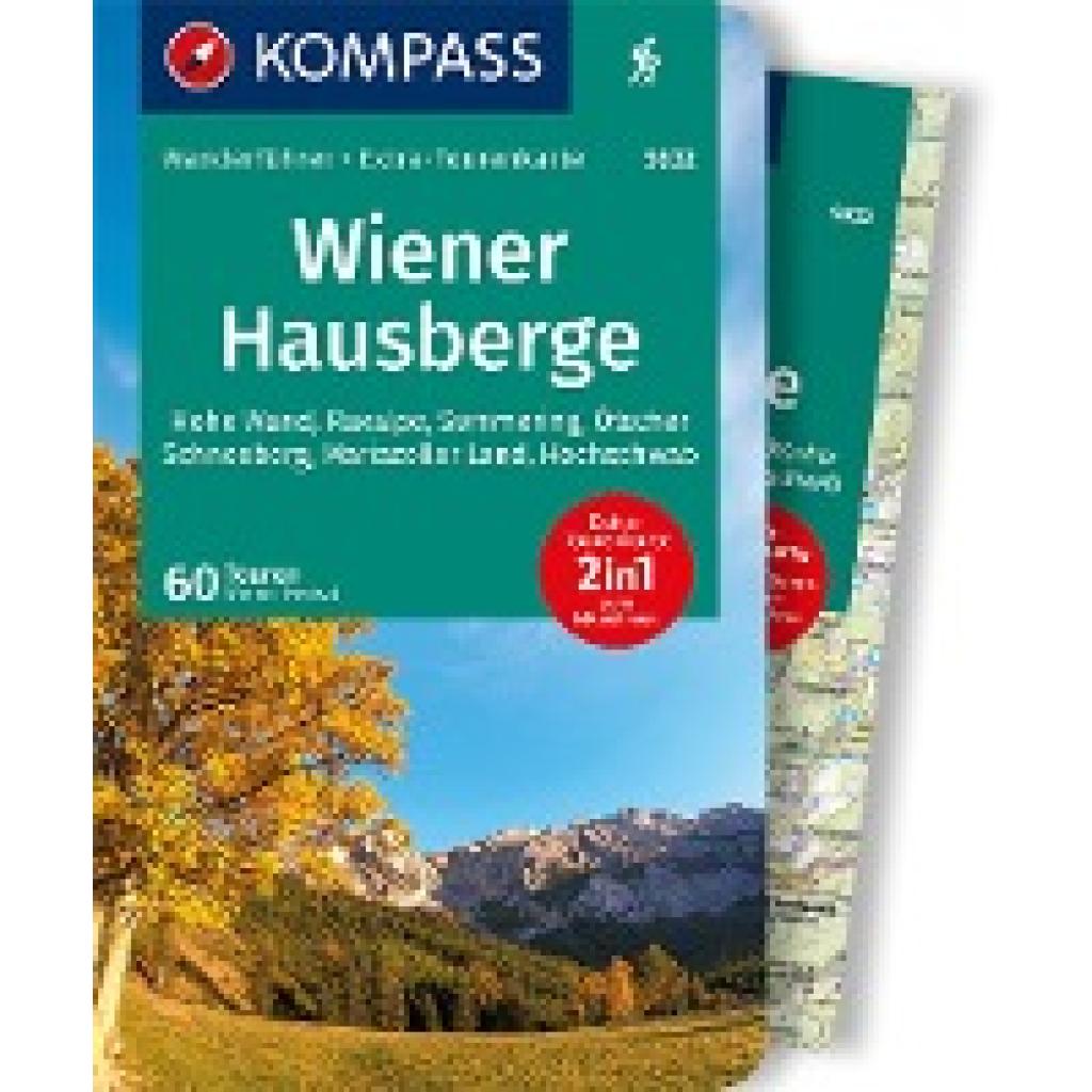 Heriszt, Werner: KOMPASS Wanderführer Wiener Hausberge, 60 Touren