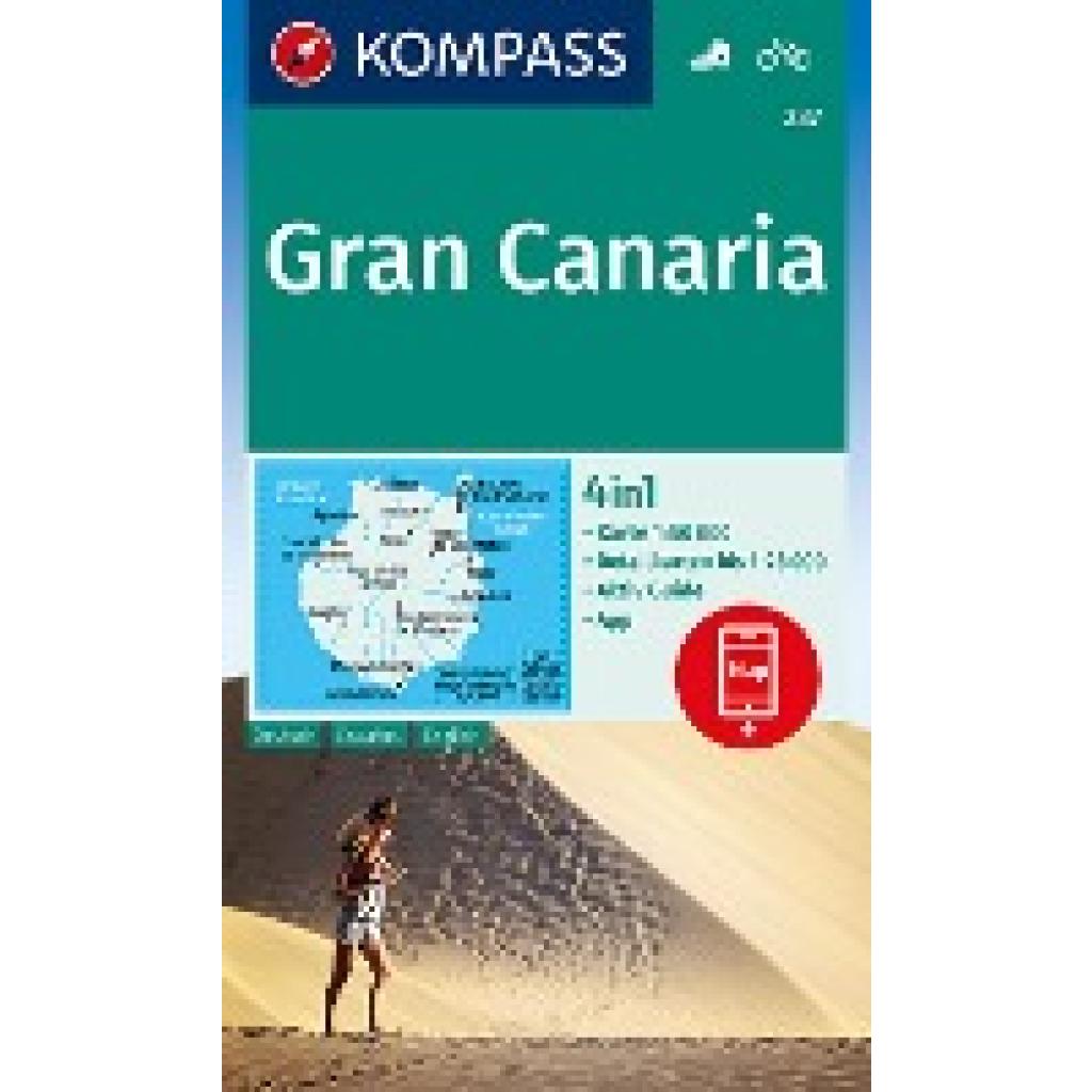 KOMPASS Wanderkarte 237 Gran Canaria 1:50.000