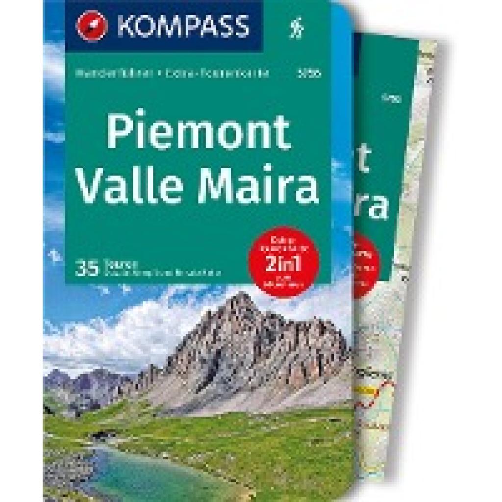 Stimpfl, Oswald: KOMPASS Wanderführer Piemont, Valle Maira, 35 Touren