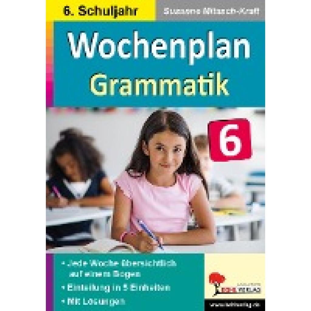 9783985581207 - Wochenplan Wochenplan Grammatik Klasse 6 - Susanne Mitasch-Kraft Kartoniert (TB) 9783985581207 - Wochenplan Wochenplan Grammatik Klasse 6 - Susanne Mitasch-Kraft Kartoniert (TB)
