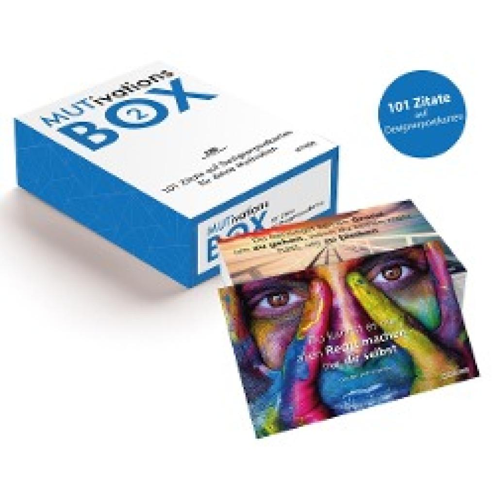9783982255309 - MUTivationsbox 2 - 101 Zitate auf Designerpostkarten für deine Motivation - Dirk Schmidt 9783982255309 - MUTivationsbox 2 - 101 Zitate auf Designerpostkarten für deine Motivation - Dirk Schmidt