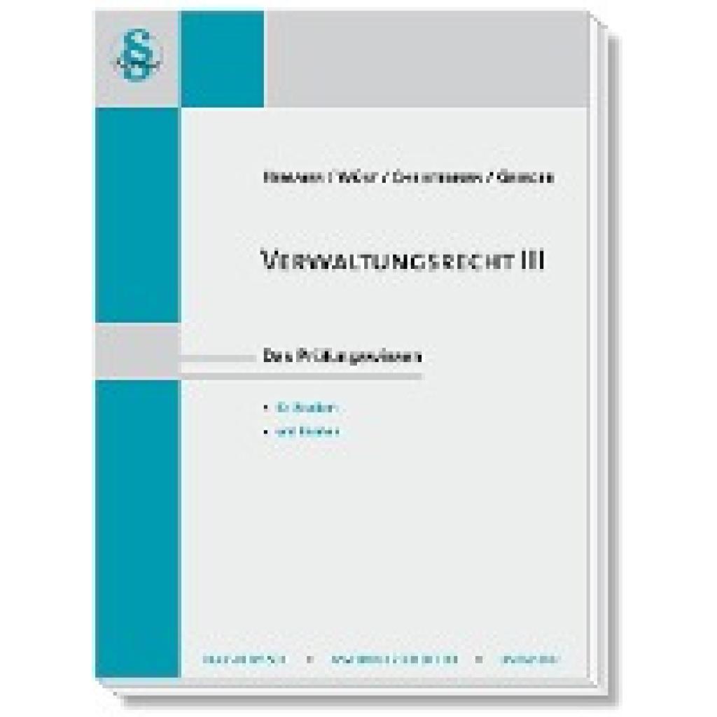 9783968380919 - Skripten - Öffentliches Recht   Verwaltungsrecht III - Karl-Edmund Hemmer Achim Wüst Ralph Christensen Michael Grieger Gebunden