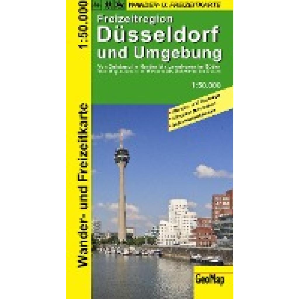 9783959650014 - GeoMap Karte   GeoMap Karte Freizeitregion Düsseldorf und Umgebung Karte (im Sinne von Landkarte)