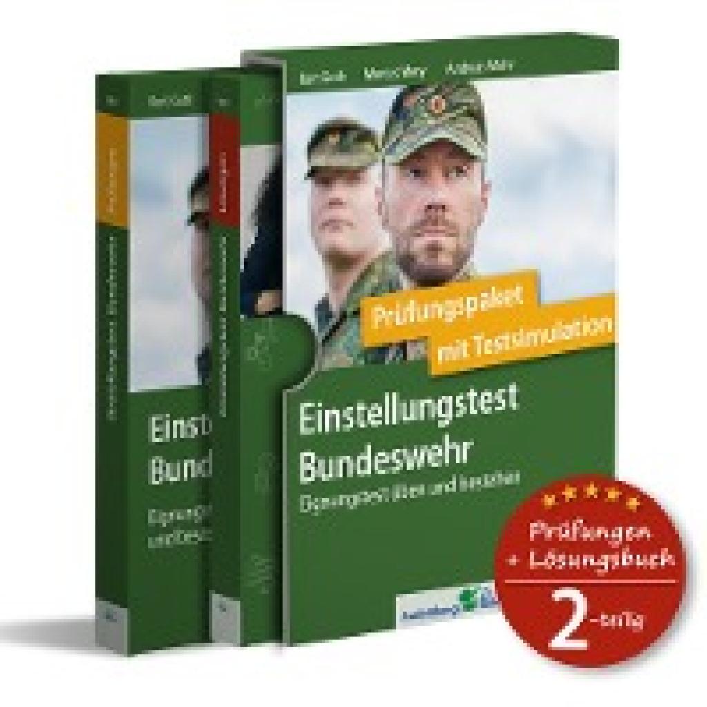 Einstellungstest Bundeswehr: Prüfungspaket mit Testsimulation (Guth, Kurt~Mery, Marcus~Mohr, Andreas)