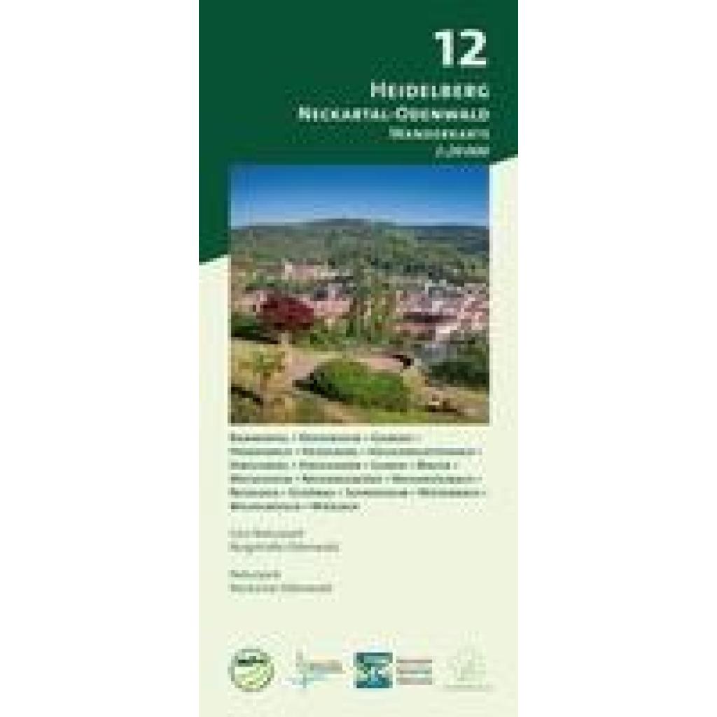 9783947593316 - Blatt 12 Heidelberg - Neckartal-Odenwald Karte (im Sinne von Landkarte)