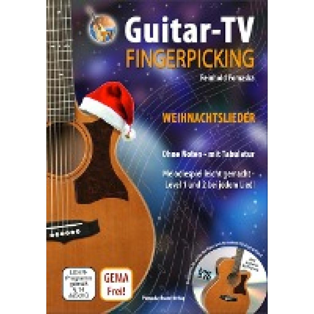 Pomaska, Reinhold: Guitar-TV: Fingerpicking - Weihnachtslieder (mit DVD)