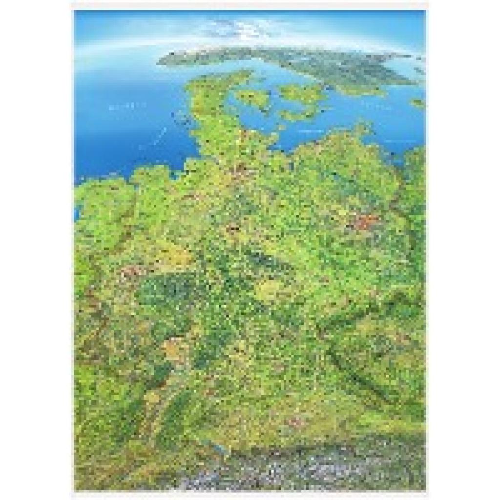 Panoramakarte Deutschland