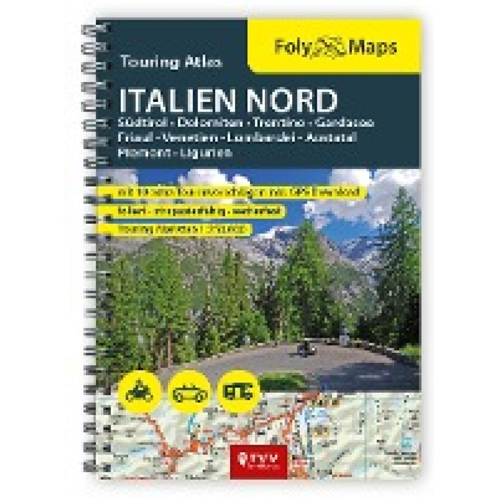 9783937063584 - FolyMaps Touring Atlas FolyMaps Touring Atlas Italien Nord 1250000 Kartoniert (TB) 9783937063584 - FolyMaps Touring Atlas FolyMaps Touring Atlas Italien Nord 1250000 Kartoniert (TB)