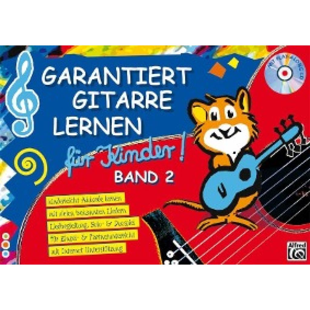 Roschauer, Norbert: Garantiert Gitarre lernen für Kinder Band 2. Buch/CD
