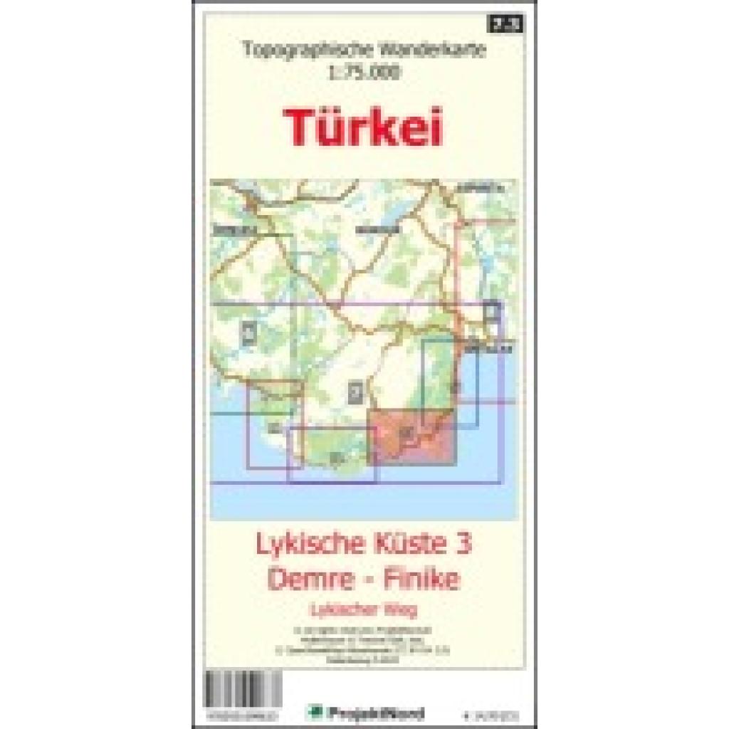 9783931099633 - Türkei Reisekarten 73 Lykische Küste 3 - Demre - Finike - Lykischer Weg - Topographische Wanderkarte 175000 Türkei (Blatt 73) - Jens Uwe Mollenhauer Karte (im Sinne von Landkarte) 9783931099633 - Türkei Reisekarten 73 Lykische Küste 3 - Demre - Finike - Lykischer Weg - Topographische Wanderkarte 175000 Türkei (Blatt 73) - Jens Uwe Mollenhauer Karte (im Sinne von Landkarte)