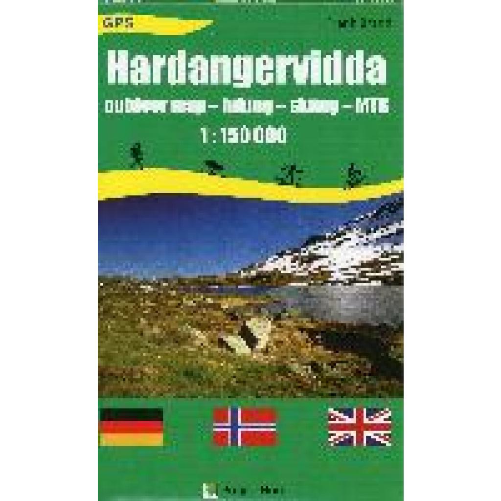 Brandl, Frank: Hardangervidda 1 : 150 000