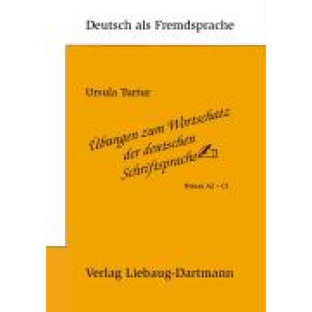 Turtur, Ursula: Übungen zum Wortschatz der deutschen Schriftsprache.