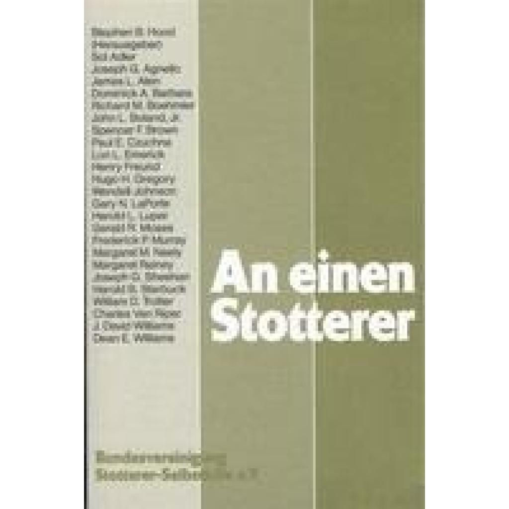 An einen Stotterer