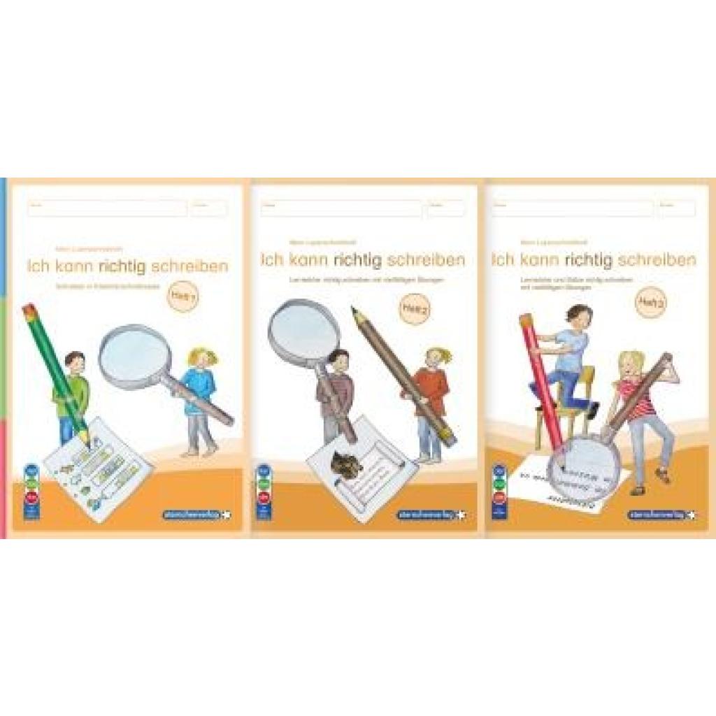 9783910429024 - Mein Lupenschreibheft 1 bis 3 - Ich kann richtig schreiben - Ausgabe mit Artikelkennzeichnung (DaZ) - sternchenverlag GmbH Katrin Langhans Kartoniert (TB) 9783910429024 - Mein Lupenschreibheft 1 bis 3 - Ich kann richtig schreiben - Ausgabe mit Artikelkennzeichnung (DaZ) - sternchenverlag GmbH Katrin Langhans Kartoniert (TB)