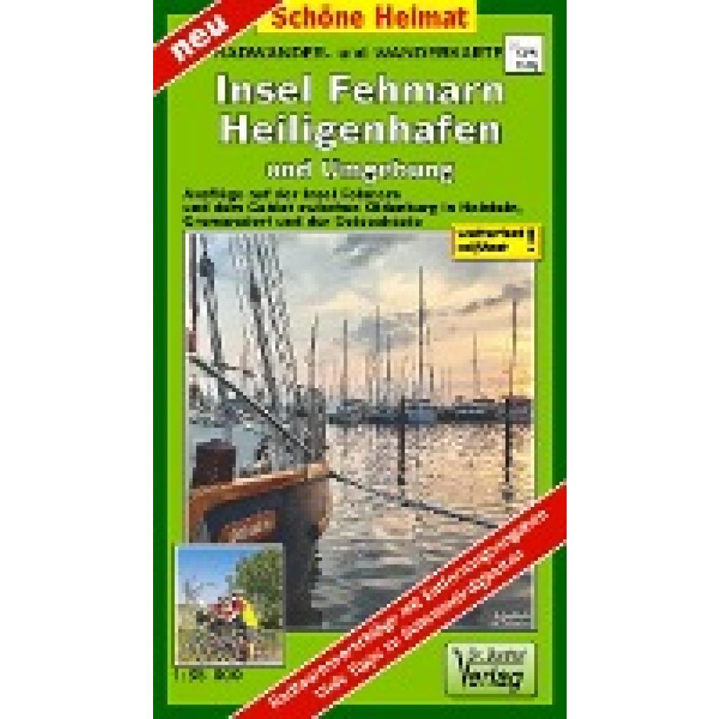 9783895912566 - Radwander- und Wanderkarte Insel Fehmarn Heiligenhafen und Umgebung - Verlag Dr Barthel Karte (im Sinne von Landkarte)