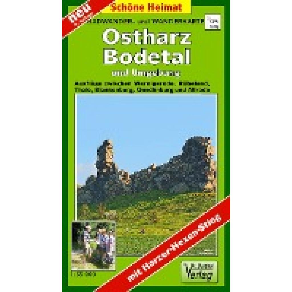 9783895910845 - Doktor Barthel Karte Ostharz Bodetal und Umgebung Karte (im Sinne von Landkarte)