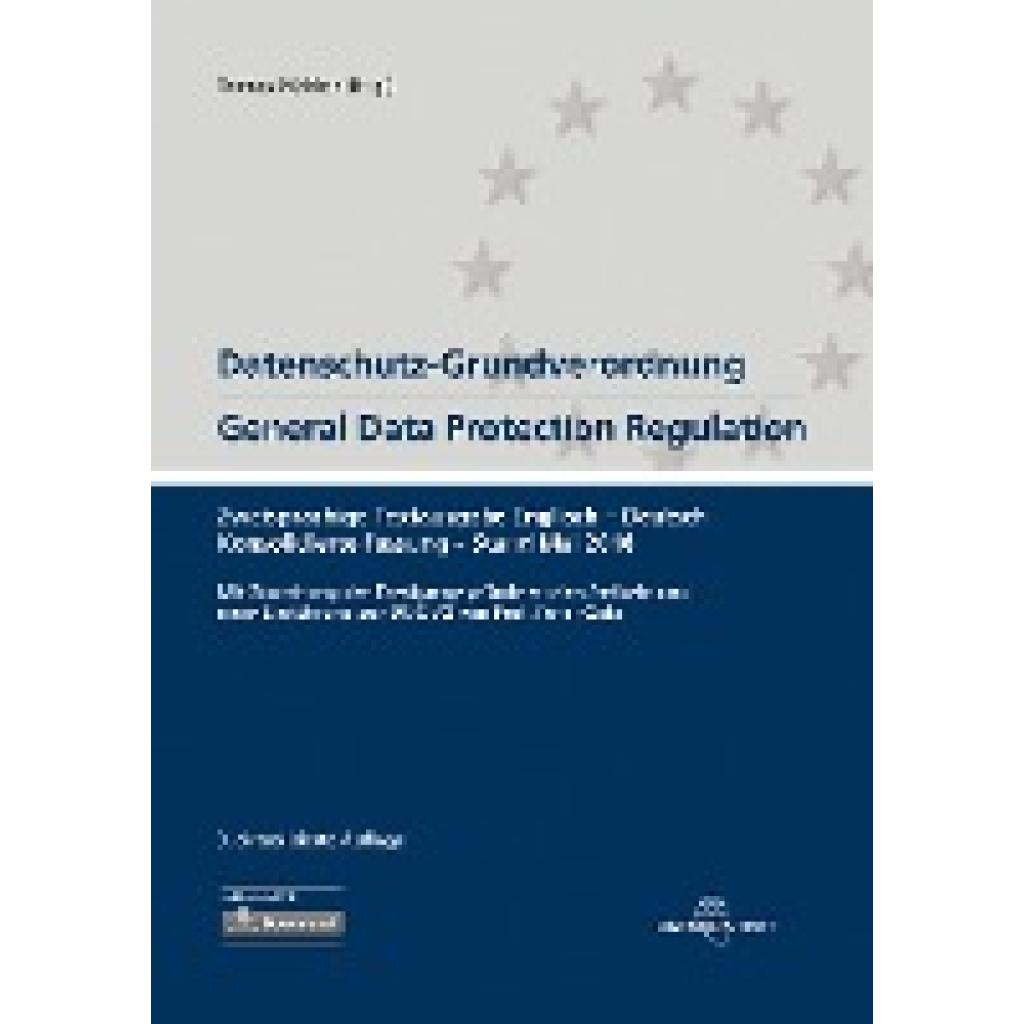 Datenschutz-Grundverordnung General Data Protection Regulation (Müthlein, Thomas)