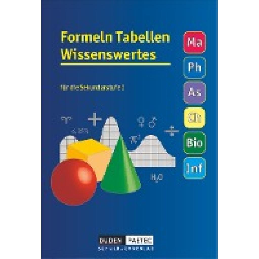 Meyer, Lothar: Formeln, Tabellen, Wissenswertes für die Sekundarstufe I. RSR