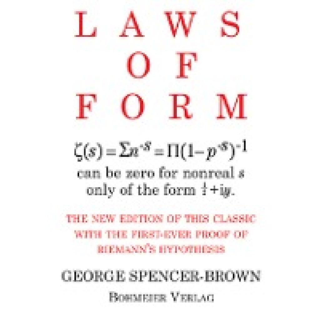 Laws of Form (Spencer-Brown, George)