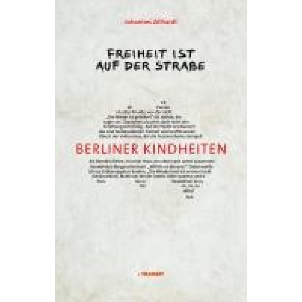 9783887473945 - Freiheit ist auf der Straße - Johannes Zillhardt Gebunden