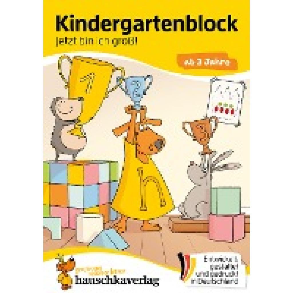 9783881006088 - Kindergartenblock ab 3 Jahre - Jetzt bin ich groß! - Ulrike Maier Kartoniert (TB)