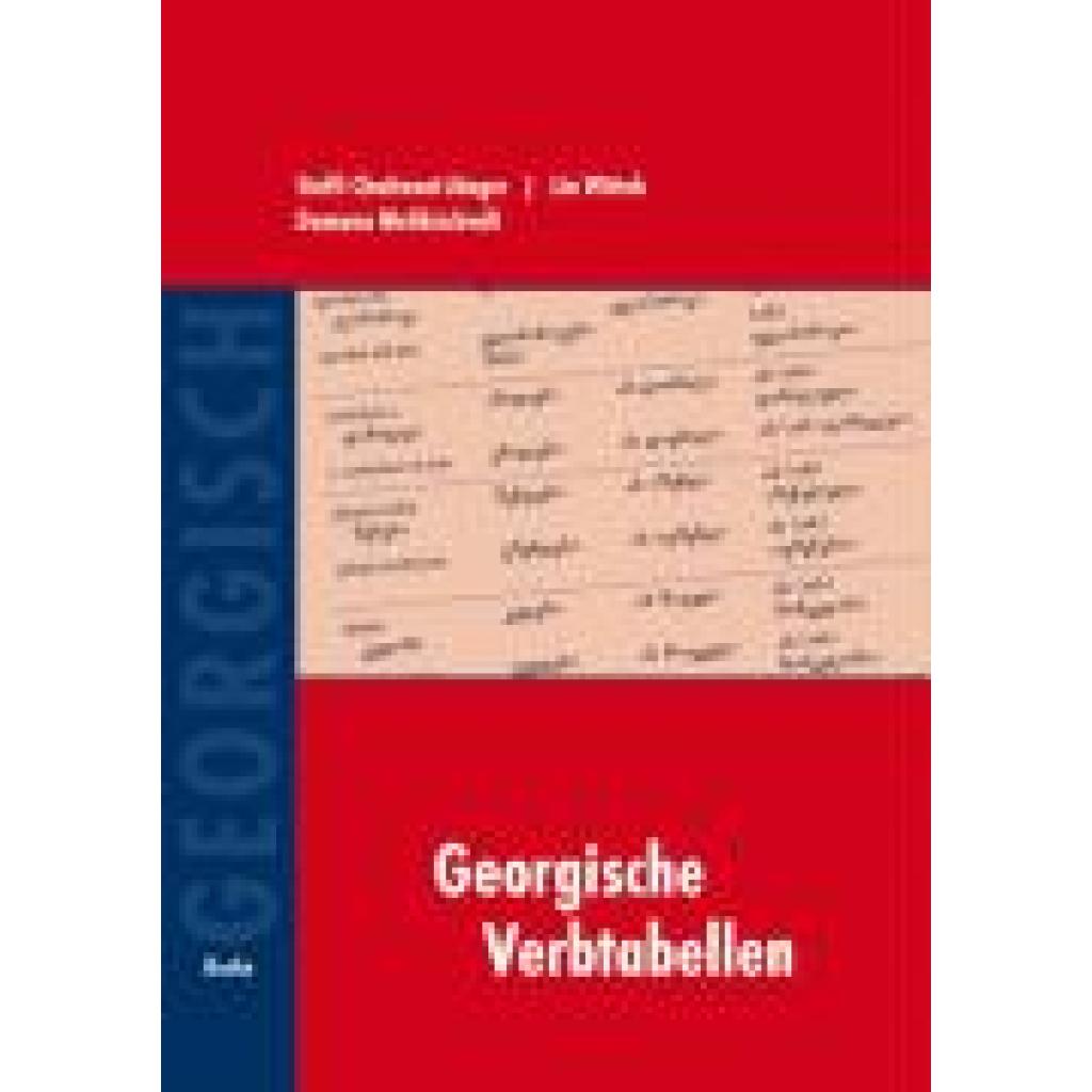 Chotiwari-Jünger, Steffi: Georgische Verbtabellen