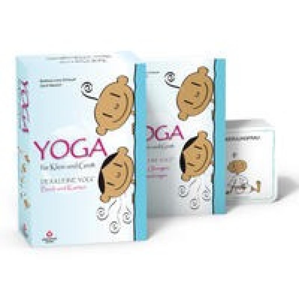 Dieses Yoga Set enthält ein Anleitungsbuch und 2 x 24 Yoga Karten (6,5 x 6,5 cm) in einer Stülpdeckelschachtel. Barbara Schauer hat mit dem "kleinen Yogi" eine Kultfigur geschaffen, die in fröhlichen Bildern Groß und Klein zu Bewegung animiert. Die Spiel- und Übungskarten zeigen 24 grundlegende Yoga Übungen, um die geistige und körperliche Wirkung von Yoga selbst auszuprobieren. Die Karten sind alle doppelt vorhanden, so dass sie auch als Memospiel genutzt werden können. Die Yogaexpertin und Pädagogin Gerti Nausch hat das Spiel- und Übungsbuch dazu verfasst. Alle 24 Übungen werden darin zweifach beschrieben: je eine Anleitung für Erwachsene und eine für Kinder. Das Set ist also auch für Yoga mit Kindern empfehlenswert. (Nausch, Gerti)