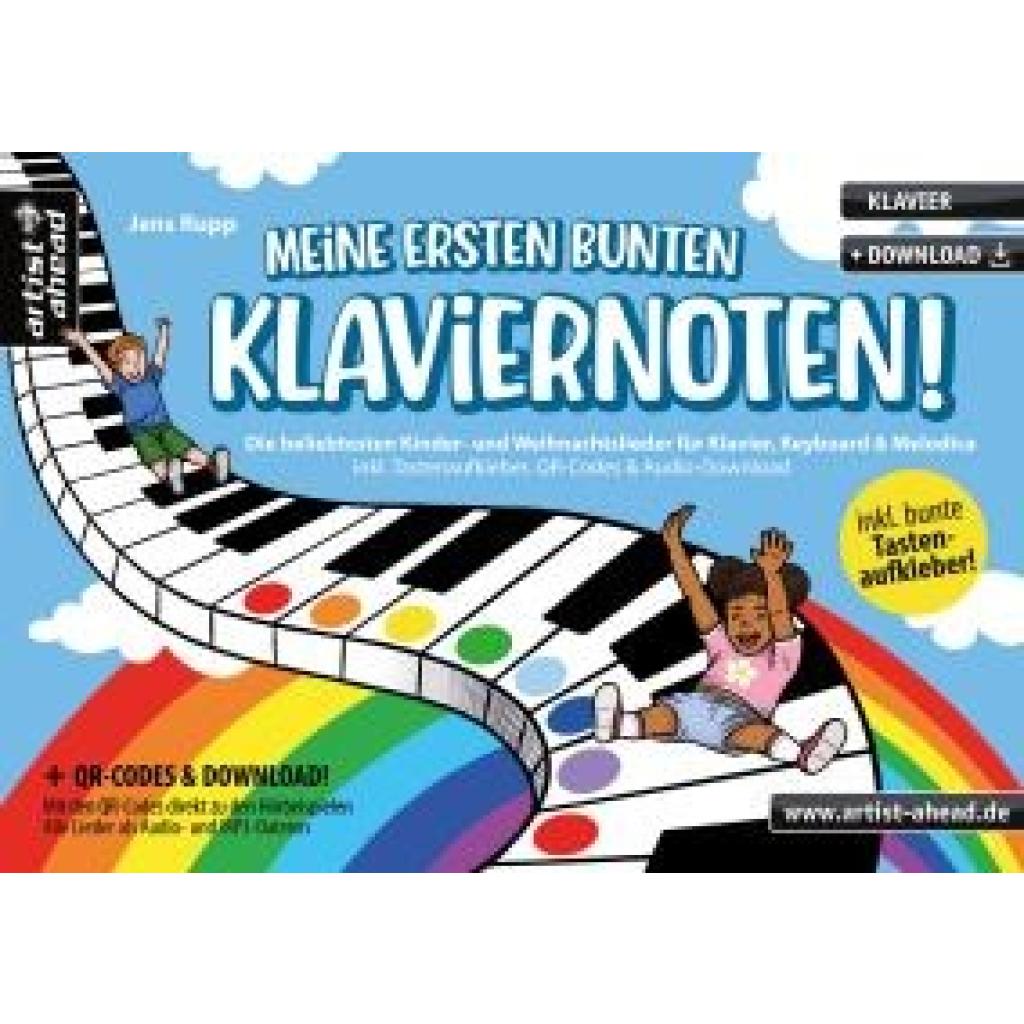 9783866422094 - Meine ersten bunten Klaviernoten! - Jens Rupp Geheftet