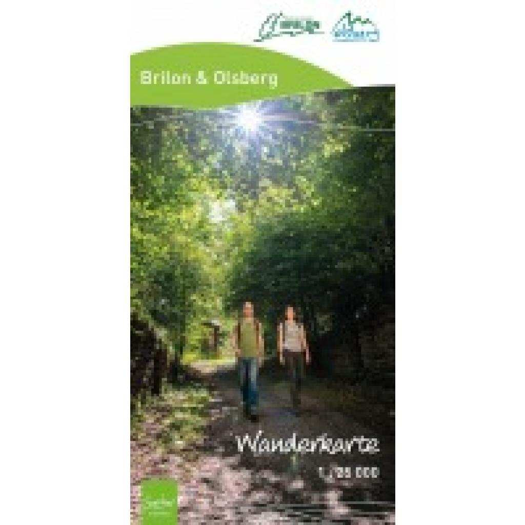 9783866369450 - Wanderkarte Brilon & Olsberg Karte (im Sinne von Landkarte)