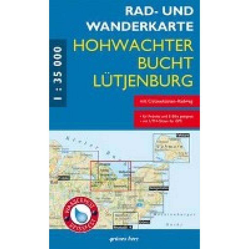 9783866364493 - Rad- und Wanderkarte Hohwachter Bucht Lütjenburg Karte (im Sinne von Landkarte)