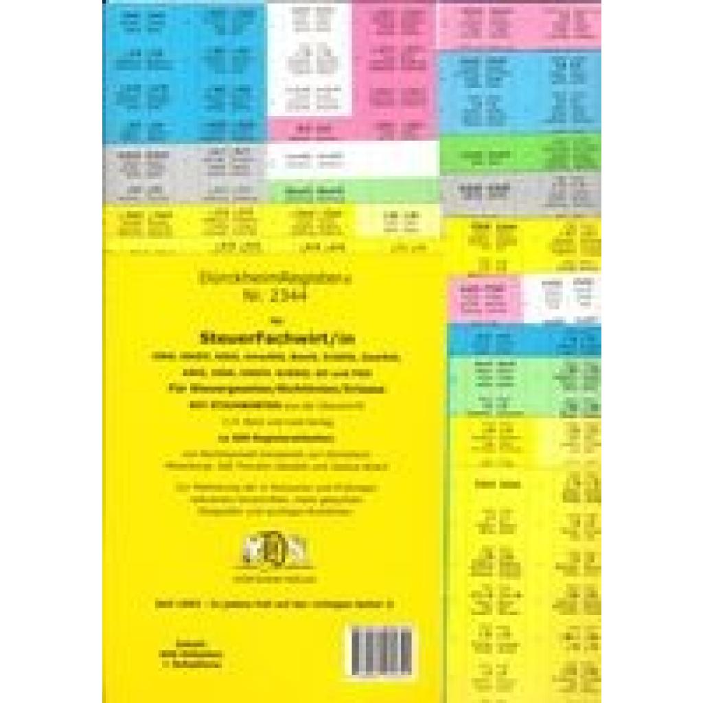 DürckheimRegister® STEUERFACHWIRT/IN 2022 Steuegesetze- Richtlinien + Erlasse mit Stichworten