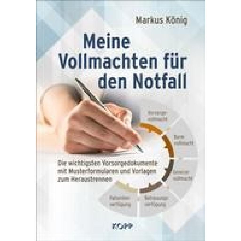 9783864459436 - Meine Vollmachten für den Notfall - Markus König Taschenbuch