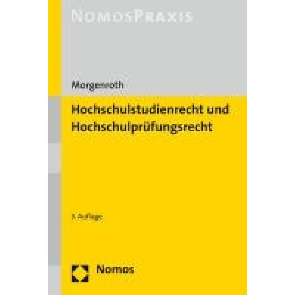 9783848770366 - Morgenroth Carsten Hochschulstudienrecht und Hochschulprüfungsrecht